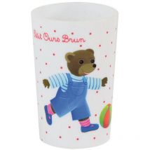 Petit Ours Brun Verre Réutilisable 220ml