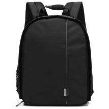 Petit sac à dos pour appareil photo numérique dslr d'extérieur, résistant à l'eau, multifonctionnel, respirant, pour appareil photo, Gris