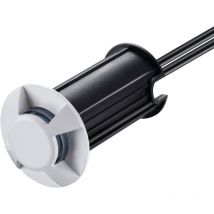 Leclubled - Petit Spot 0,75W led Encastrable Blanc 4 Directions - Lumière Bleu
