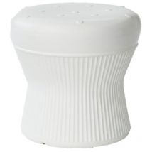 Corfu 40 Tabouret rond de 40 cm de haut très résistant pour l'intérieur et l'extérieur. Fabriqué en polyéthylène