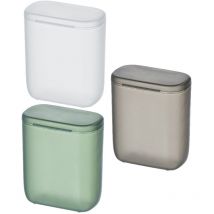 Petite boîte de rangement en plastique 3 pièces Boîtes de rangement portables Petite boîte de rangement en plastique avec couvercle