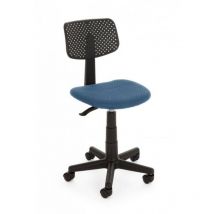 Webmarketpoint - Chaise de bureau avec roues réglables bleues