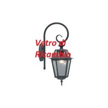 petite glissiA re en verre de rechange pour lanternes mod Milano