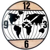 Signes Grimalt - Mur Corloge Adorno Montres noires mures mural 3x60x60cm 24469