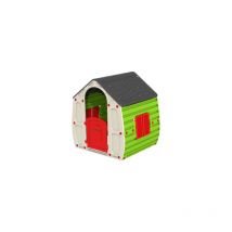Maison d'enfant magique en re'sine thermoplastique 102x90x109 cm cabane de jardin exte'rieur