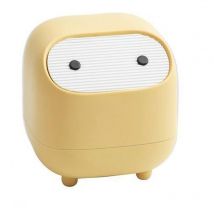 Petite poubelle, jolie poubelle de bureau Ninja avec couvercle, poubelle de voiture avec couvercle, poubelle domestique, poubelle de bureau (poubelle