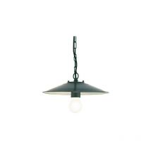 Petite suspension E27 ligne graphite antique