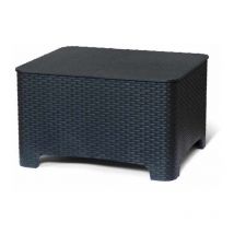 Table basse Coffre de rangement de coussins extérieur jardin terrasse Raffaello