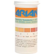 Bandelettes de mesure TRGS 611 – Dureté de l'eau – 100 pièces – Largeur 55 mm – Longueur 120 mm – ARIANA