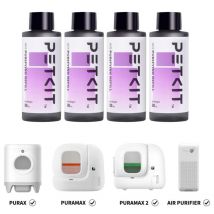 Petkit - 4 Recharges purifiantes pour éliminer les odeurs puramax et x 4x50mL
