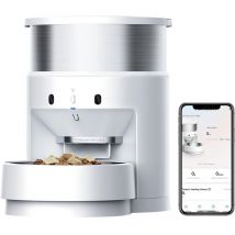 PETKIT Planetary Distributeur Automatique de Nourriture Automatique pour Chiens et Chats 5 à 200 g par Repas et enregistreur Vocal 20s-3L