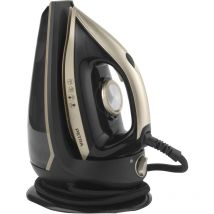 Petra - PF01483VDEEU7 Ferro da Stiro a Vapore Con Caldaia Da 2600w, Base Compatta, Vano Portacavo da 1,9 m, Serbatoio Acqua Rimovibile da 1,5 l Con