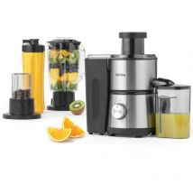 PT4294VDEEU7 Centrifuga elettrica 4-in-1, spremiagrumi, frullatore, macinacaffè, caraffa da 1 l e bottiglia, 2 velocità a impulsi, frullati proteici,