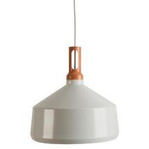 Larissa Lighting - Suspension Luminaire D340 Pour Ampoule led E27 Blanc Mat zambelis