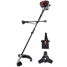 Petrol brush cutter lawnmower 4-stroke engine 31cc Scheppach pbc310-4s
