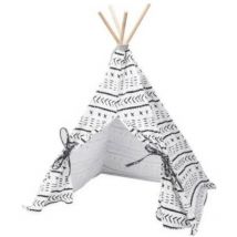 Tente pour animaux de compagnie Tipi Toile 56x56x74 cm Pets Collection