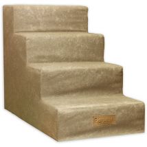 Escalier pour chien beige 4 marches - Petsen