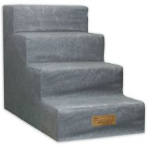PETSEN escalier pour chien gris 4 marches