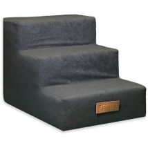 Escalier pour chien gris foncé 3 marches - Petsen