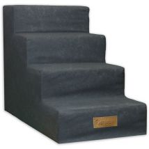 Escalier pour chien gris foncé 4 marches - Petsen