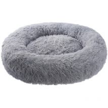 petstuff Cuccia per Cani - Rotonda, Lavabile, Soffice, Rilassante, Morbida, in Peluche, a Ciambella, Diametro da 60-120 cm - Cuscino, Lettino, Letto
