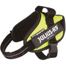 Pettorina Julius K9 Idc Powerharness Tg Mini-mini Misura Xs Torace 40-53 Cm Peso 4-7 Kg - Giallo Fluo