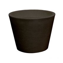 PETUNIA RÚSTICA Macetero Redondo de Interior y Exterior Para Plantas y Flores Muy Resistente al Paso del Tiempo. Hecho de Polietileno en España