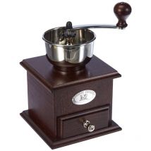 Peugeot 19401765 Macinacaffè Brasile Legno Noce, Nero, 13 cm