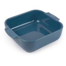 Peugeot - Pirofila quadrata in ceramica - 21 cm (manici inclusi) x 17,5 cm x 6 cm - Capacità: 1,1 l - Porzione singola - Garanzia 10 anni - Made in