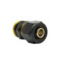 Pex 16mm x 1/2 Inch Black Radiator Fitting Connector