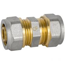 Doppelnippel für PEX-Rohr 20 – PEX-AL-PEX Chrom-Fitting 2020 – Zubehör für Spülenabläufe