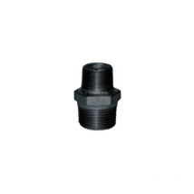 Tetina reducida 50x60 / 33x42, doble macho negro