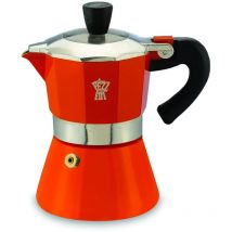 Bellexpress Caffettiera 1 Tazza Alluminio Alimentare, Coperchio Trasparente, Guarnizione Silicone Alimentare, Manico Resistente al Calore Per Piani a