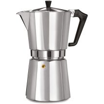 Pezzetti - Italexpress Italienische Kaffeemaschine 0,7 L Aluminium, Schwarz