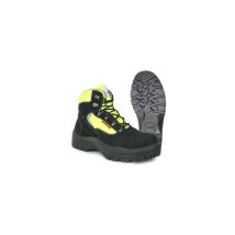 Pezzol - Diaz S3 chaussures de travail d'hiver hautes pour la protection civile n.42 en tissu hydrofuge noir et jaune fabrique'es en Italie Nero +