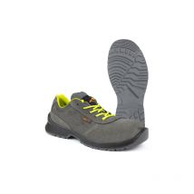Malbek S1P src 610Z chaussures de travail basses n. 47 chaussures de se'curite' d'e'te' en daim gris fabrique'es en Italie Grigio + Giallo fluo 47