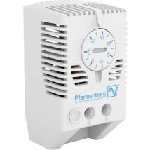 Termostato quadro di comando flz 530 thermostat 0..+60°C 240 v/ac 1 na (l x l x a) 36 x 40 x 72 mm 1 pz. - Pfannenberg