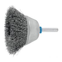 Brosse boisseau tbu inox d. 50 mm épaisseur de fil 0,3 mm acier inoxydable