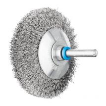 Brosse conique kbu inox d 70 mm épaisseur de fil 0,2 mm acier inoxydable 10 mm 15000 min-¹