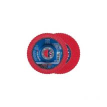Pferd - Disque A Lamelles Diametre 125 Mm - Grain.60 - Spécificité.spécial Angle/céramique - Gamme.top - Forme.bord Arrondi -