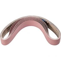 Ba 50/1000 x a 120 45005562 Carta abrasiva a nastro Dimensione dei grani 120 (l x l) 1000 mm x 50 mm 10 pz. - Pferd
