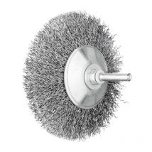 Brosse conique kbu st d 95 mm épaisseur de fil 0,3 mm acier 10 mm 12000 min-¹
