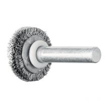 Brosse plate rbu st d 20 mm épaisseur de fil 0,2 mm acier 4 mm