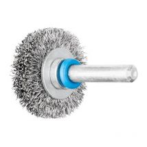 Brosse plate rbu inox d 30 mm épaisseur de fil 0,2 mm acier inoxydable 9 mm