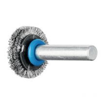 Brosse plate rbu inox d 20 mm épaisseur de fil 0,2 mm acier inoxydable 4 mm