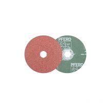 Pferd Combiclick 44498016 Lot De 10 Disques En Fibre Corindon Ø 125 Mm A36 Pour Applications Universelles Avec Meuleuse D'Angle,