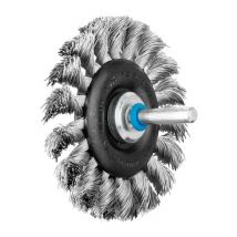 Brosse plate rbg 7012/6 inox 0,35 d. 70 mm 6 mm épaisseur de fil 0,35 mm va 12 mm 25000 min-¹ Vitesse de rotation maxi. 25000 min-¹
