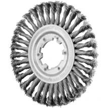 PFERD Rundbürste gezopft RBG Ø 200x16x50,8 mm Bohrung Stahl-Draht-Ø 0,50mm stationär