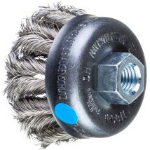 Pferd - Spazzola a tazza combitwist tbg ø 65 mm M14 filo in acciaio inox ø 0,35 per smerigliatrice angolare 43305043 1 pz