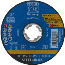 Trennscheibe Psf X-lock Steelox 115x1,6mm Pferd